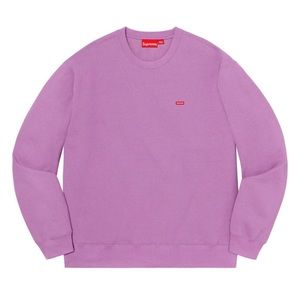 Supreme Small Box Crewneck violet Medium